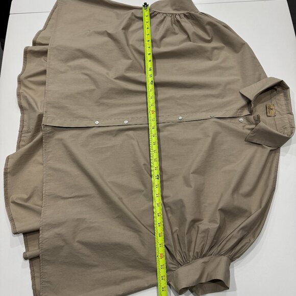 Italian 100% Cotton Oversized Button Up Shirt NWOT, One Size - Picture 10 of 14